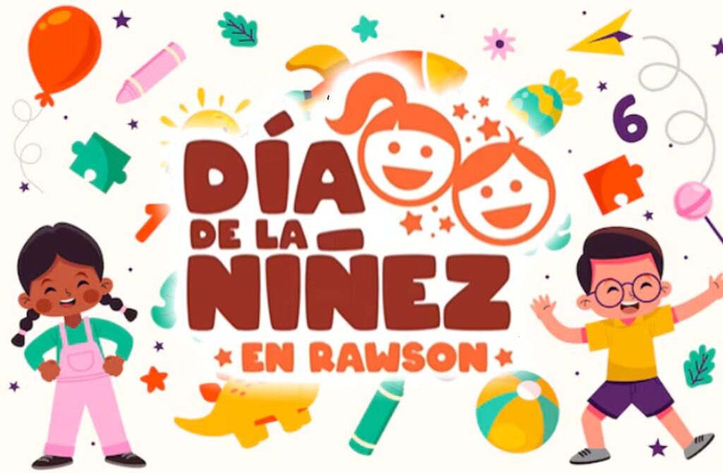 invitación al día de la niñez en Rawson