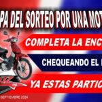 sorteo de una moto o kilometro vigiladores