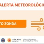 La Dirección de Protección Civil de San Juan emitió un alerta amarillo para el próximo jueves 8 de mayo, ante la previsión de fuertes vientos Zonda en los departamentos de Calingasta, Pocito, Rivadavia, Sarmiento, Ullúm y Zonda.