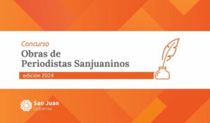 El Gobierno de San Juan informó la apertura de la convocatoria para el concurso “Obras de Periodistas Sanjuaninos”, correspondiente al periodo 2024. Los trabajos podrán presentarse hasta el lunes 19 de mayo, a las 20 horas, de manera virtual mediante correo electrónico.