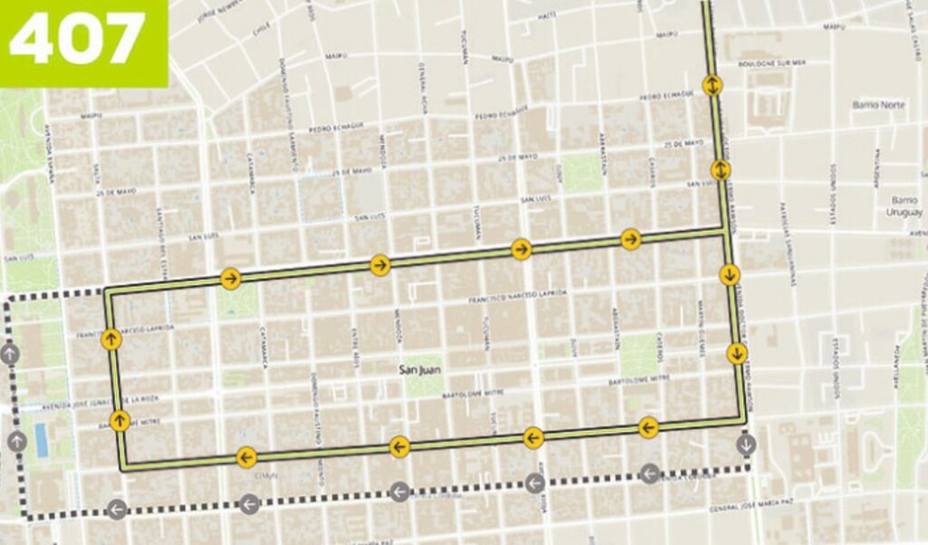 El Ministerio de Gobierno de San Juan, a través de la Dirección de Coordinación de RedTulum, informó que desde el lunes 12 de mayo se implementarán cambios en los recorridos de las líneas 407 y 408, operadas por la empresa Albardón S.R.L. Los ajustes buscan optimizar el servicio en sectores estratégicos de la Ciudad de San Juan y el departamento Chimbas.