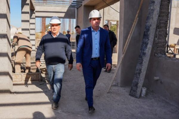 AVANZAN LAS OBRAS DEL NUEVO EDIFICIO DE LA EPET 4 EN CAPITAL