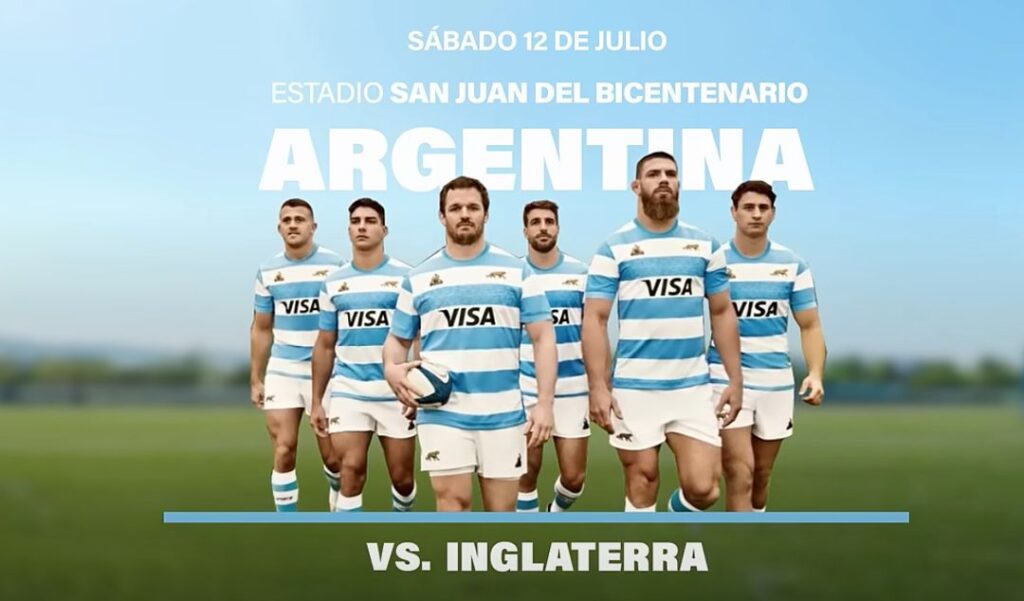 El próximo sábado 12 de julio de 2025, el Estadio del Bicentenario de San Juan será escenario de un encuentro internacional de alto nivel entre Los Pumas e Inglaterra, desde las 16:40. El partido forma parte de la Copa Visa – Banco Macro y será arbitrado por Luc Ramos de Francia. Se trata de una cita imperdible dentro del calendario de actividades de las Vacaciones de Invierno – San Juan 2025.