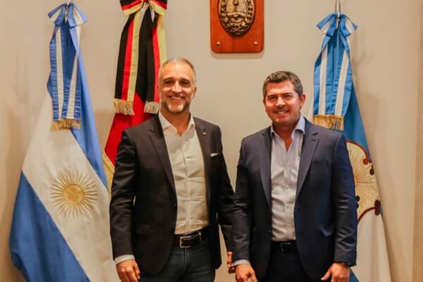 EL CÓNSUL DE ALEMANIA SE REUNIÓ CON MARCELO ORREGO PARA IMPULSAR NUEVOS ACUERDOS DE COOPERACIÓN