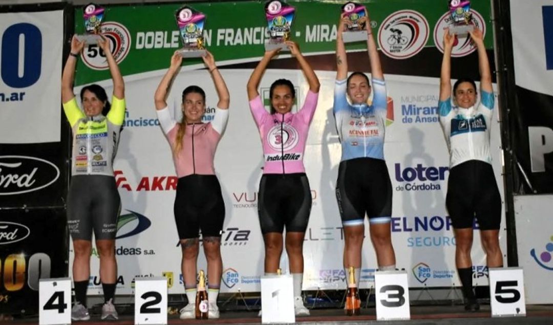 La ciclista sanjuanina Maribel Aguirre volvió a poner a la provincia en lo más alto del ciclismo argentino tras consagrarse campeona de la tercera edición femenina de la Doble San Francisco – Miramar de Ansenuza 2025. La competencia se desarrolló entre el 29 y el 30 de noviembre en Córdoba y reunió a más de 50 participantes.