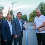 El gobernador Marcelo Orrego encabezó junto al intendente Sergio Miodowsky la inauguración de más de 7.000 metros cuadrados de nuevo asfalto y obras complementarias en el departamento Rivadavia.