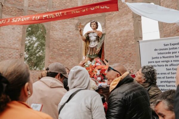 MASIVA PEREGRINACIÓN EN BERMEJO POR SAN EXPEDITO CON APOYO DEL TURISMO DE FE